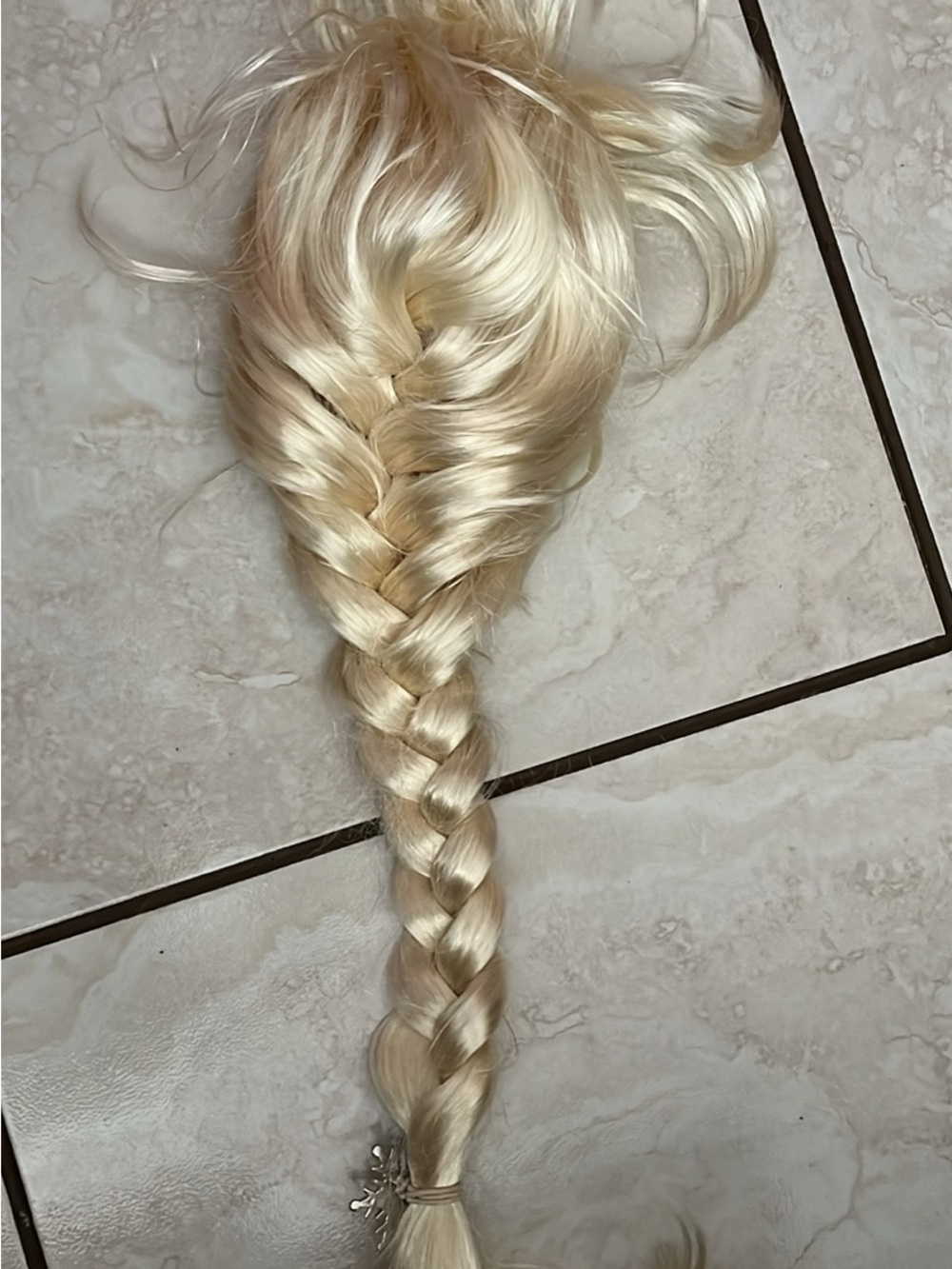 Blonde Braided Clip-In Hairpiece - Natural Shine